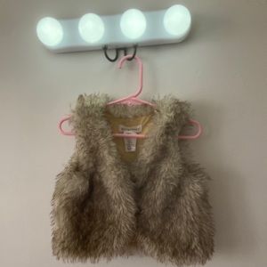 Toddler fur vest